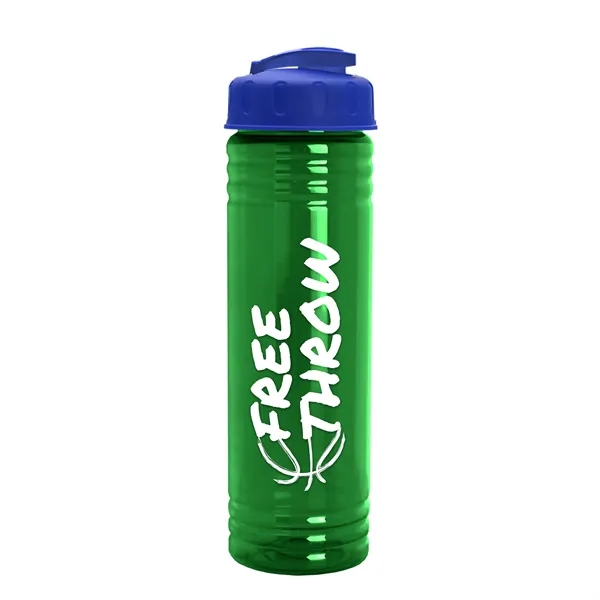Slim Cylinder Design 24 oz. UpCycle Sport Bottles with Flip Lid.... from ASI 40480 Koozie Group