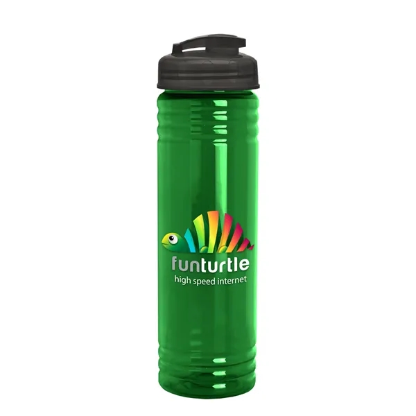 Slim Cylinder Design 24 oz. UpCycle Sport Bottles with Flip Lid.... from ASI 40480 Koozie Group
