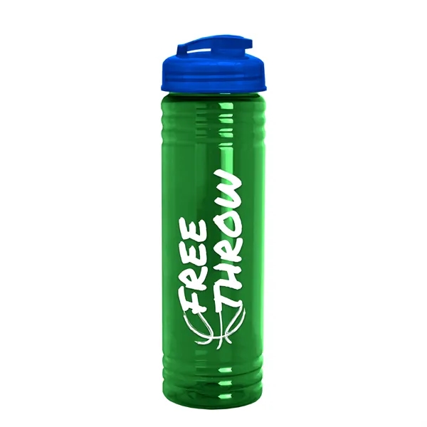 Slim Cylinder Design 24 oz. UpCycle Sport Bottles with Flip Lid.... from ASI 40480 Koozie Group