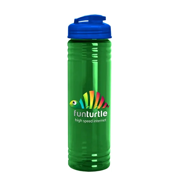 Slim Cylinder Design 24 oz. UpCycle Sport Bottles with Flip Lid.... from ASI 40480 Koozie Group