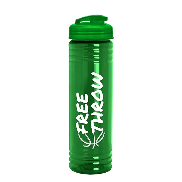 Slim Cylinder Design 24 oz. UpCycle Sport Bottles with Flip Lid.... from ASI 40480 Koozie Group