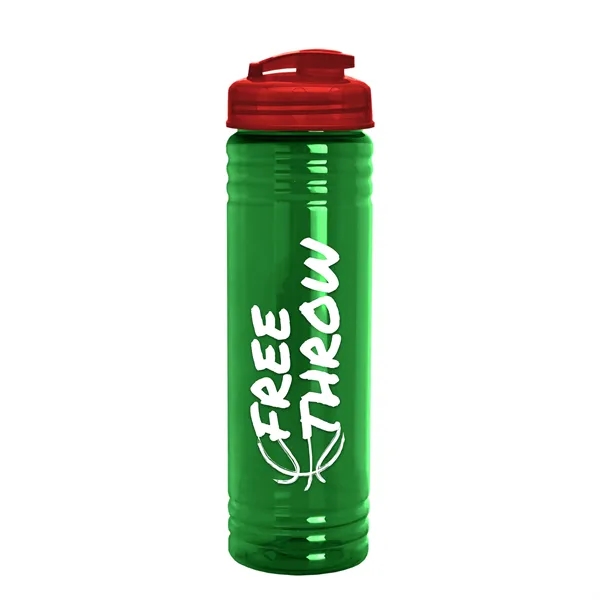 Slim Cylinder Design 24 oz. UpCycle Sport Bottles with Flip Lid.... from ASI 40480 Koozie Group