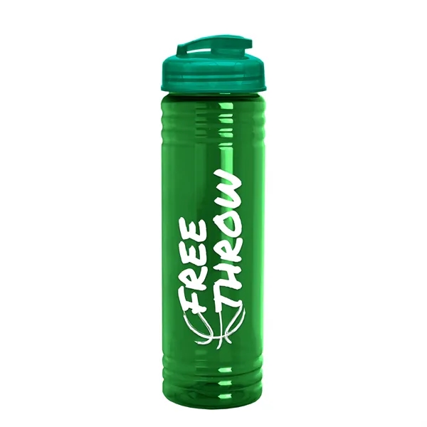 Slim Cylinder Design 24 oz. UpCycle Sport Bottles with Flip Lid.... from ASI 40480 Koozie Group