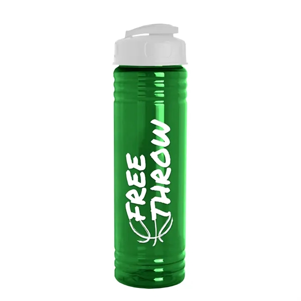 Slim Cylinder Design 24 oz. UpCycle Sport Bottles with Flip Lid.... from ASI 40480 Koozie Group