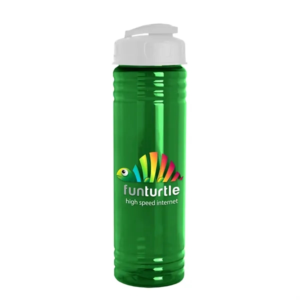 Slim Cylinder Design 24 oz. UpCycle Sport Bottles with Flip Lid.... from ASI 40480 Koozie Group