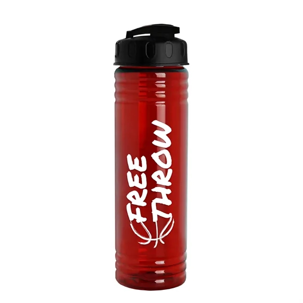 Slim Cylinder Design 24 oz. UpCycle Sport Bottles with Flip Lid.... from ASI 40480 Koozie Group
