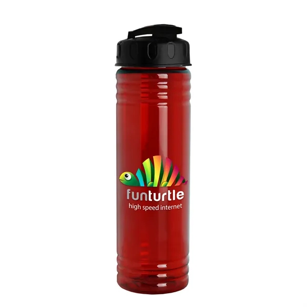 Slim Cylinder Design 24 oz. UpCycle Sport Bottles with Flip Lid.... from ASI 40480 Koozie Group