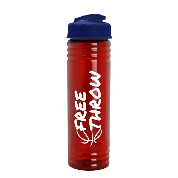 Slim Cylinder Design 24 oz. UpCycle Sport Bottles with Flip Lid.... from ASI 40480 Koozie Group