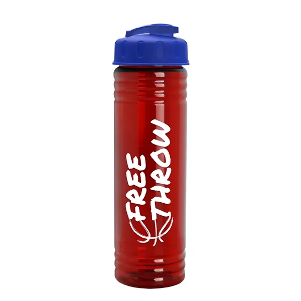 Slim Cylinder Design 24 oz. UpCycle Sport Bottles with Flip Lid.... from ASI 40480 Koozie Group