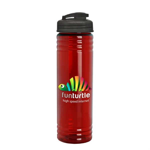 Slim Cylinder Design 24 oz. UpCycle Sport Bottles with Flip Lid.... from ASI 40480 Koozie Group