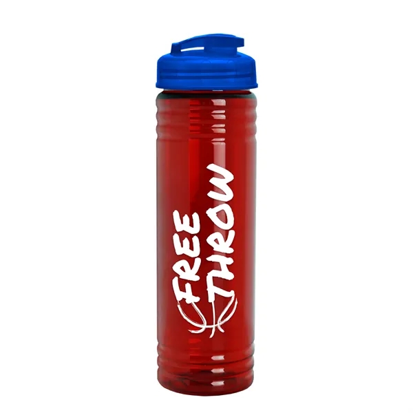 Slim Cylinder Design 24 oz. UpCycle Sport Bottles with Flip Lid.... from ASI 40480 Koozie Group