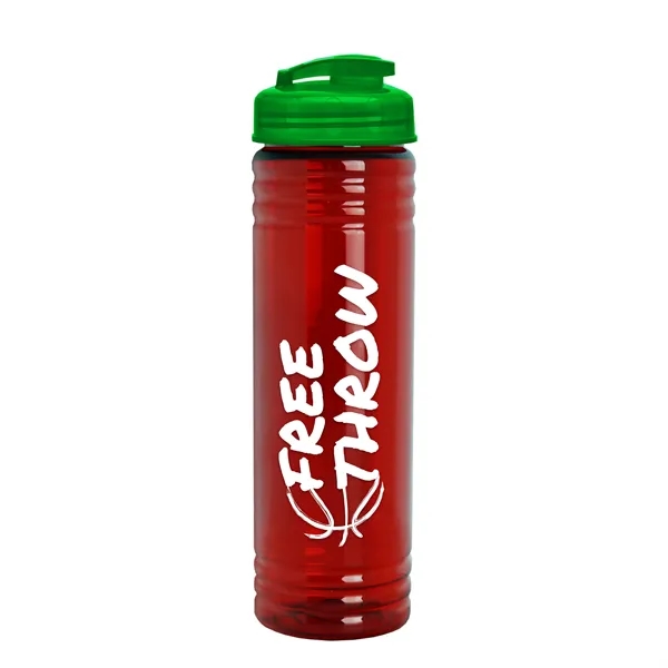 Slim Cylinder Design 24 oz. UpCycle Sport Bottles with Flip Lid.... from ASI 40480 Koozie Group
