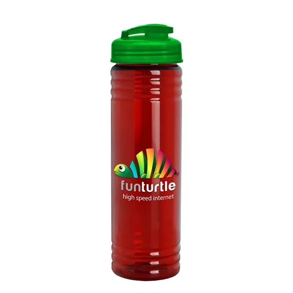 Slim Cylinder Design 24 oz. UpCycle Sport Bottles with Flip Lid.... from ASI 40480 Koozie Group