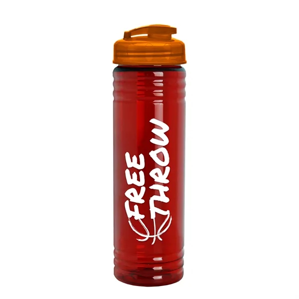 Slim Cylinder Design 24 oz. UpCycle Sport Bottles with Flip Lid.... from ASI 40480 Koozie Group