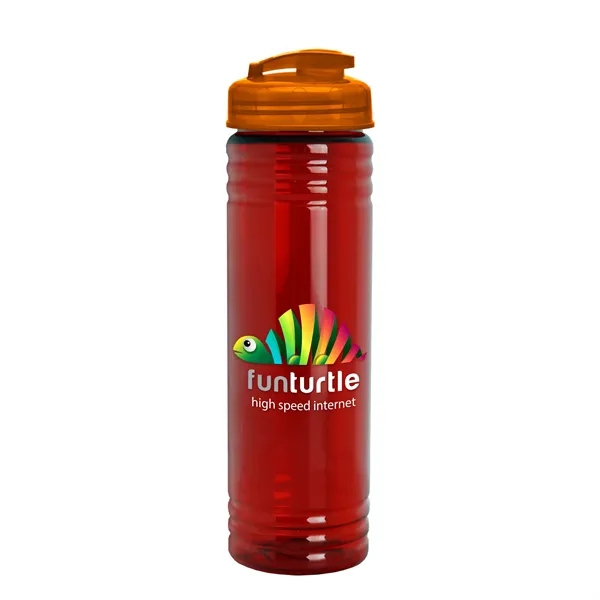 Slim Cylinder Design 24 oz. UpCycle Sport Bottles with Flip Lid.... from ASI 40480 Koozie Group