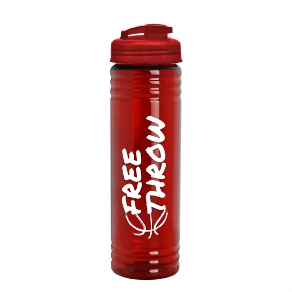 Slim Cylinder Design 24 oz. UpCycle Sport Bottles with Flip Lid.... from ASI 40480 Koozie Group