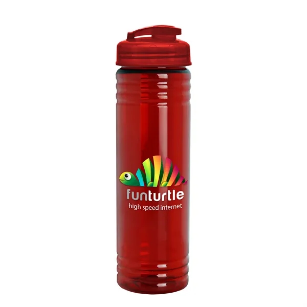 Slim Cylinder Design 24 oz. UpCycle Sport Bottles with Flip Lid.... from ASI 40480 Koozie Group