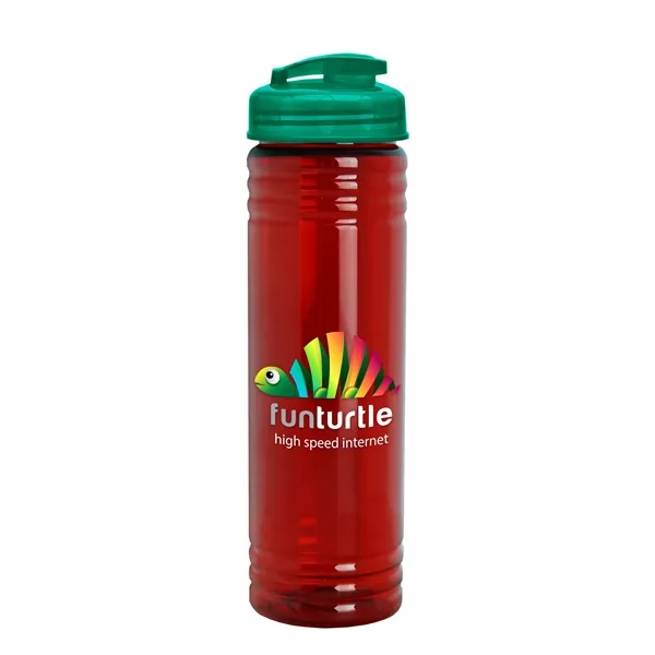 Slim Cylinder Design 24 oz. UpCycle Sport Bottles with Flip Lid.... from ASI 40480 Koozie Group