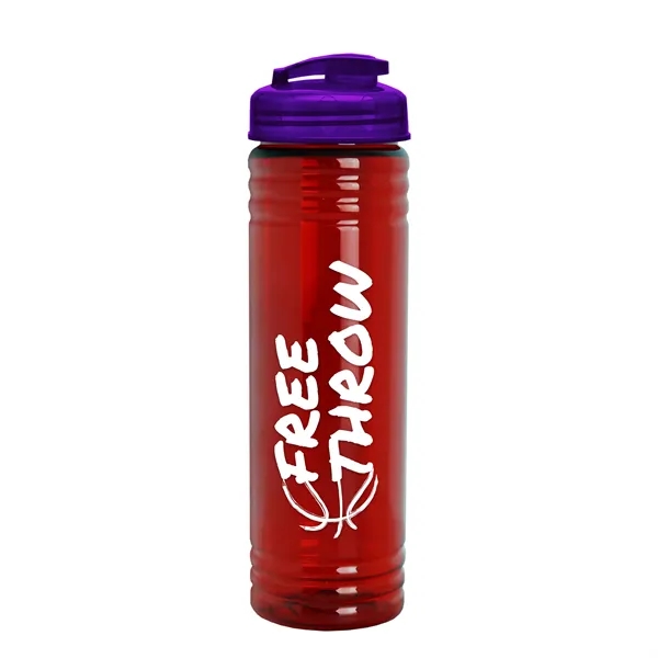 Slim Cylinder Design 24 oz. UpCycle Sport Bottles with Flip Lid.... from ASI 40480 Koozie Group