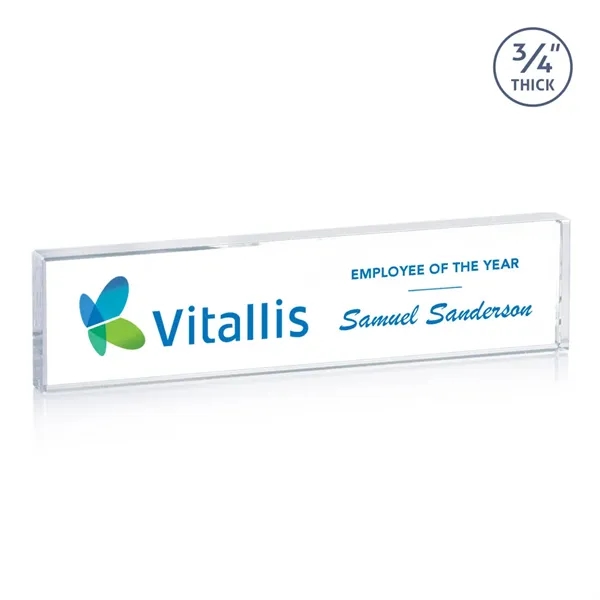 The Lancaster Nameplate is crafted from premium Starfire Crystal, offering exceptional... from ASI 84592 St Regis Group / St Regis