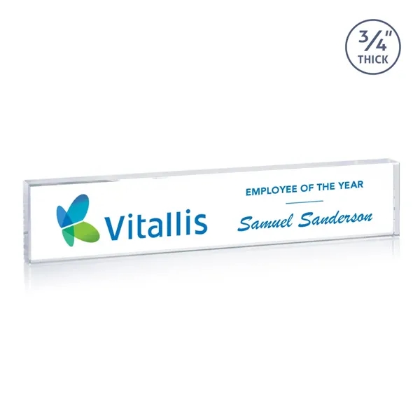 The Lancaster Nameplate is crafted from premium Starfire Crystal, offering exceptional... from ASI 84592 St Regis Group / St Regis