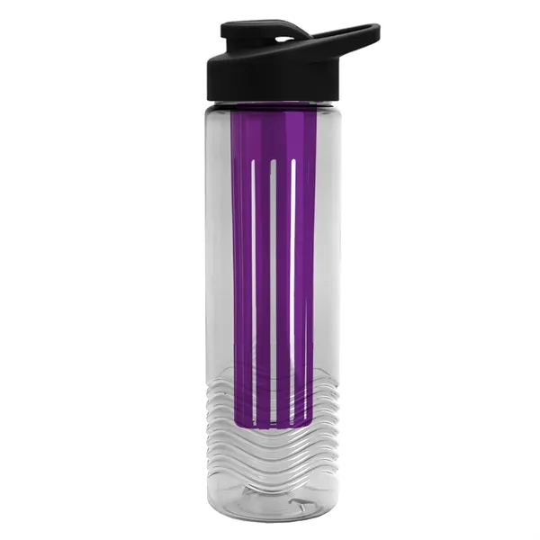 Wave 24 oz. Slim Cylinder Wave Design with Drink thru lid... from ASI 40480 Koozie Group