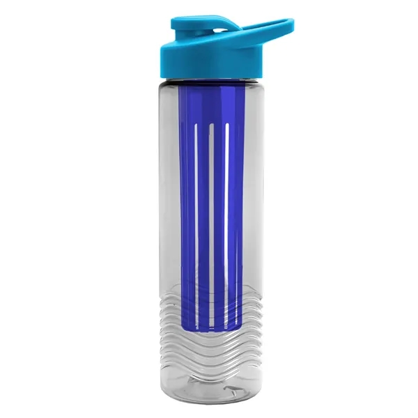 Wave 24 oz. Slim Cylinder Wave Design with Drink thru lid... from ASI 40480 Koozie Group