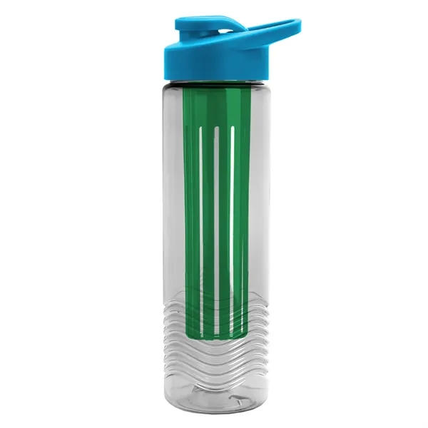 Wave 24 oz. Slim Cylinder Wave Design with Drink thru lid... from ASI 40480 Koozie Group