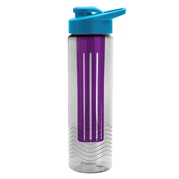 Wave 24 oz. Slim Cylinder Wave Design with Drink thru lid... from ASI 40480 Koozie Group