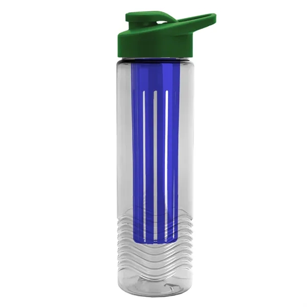 Wave 24 oz. Slim Cylinder Wave Design with Drink thru lid... from ASI 40480 Koozie Group