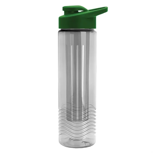Wave 24 oz. Slim Cylinder Wave Design with Drink thru lid... from ASI 40480 Koozie Group