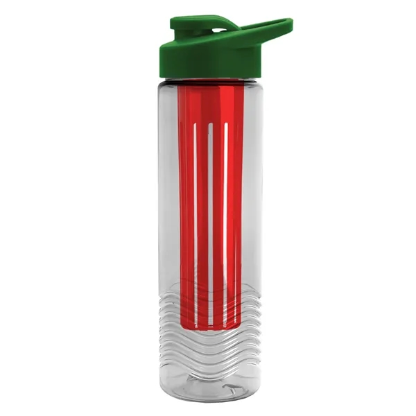 Wave 24 oz. Slim Cylinder Wave Design with Drink thru lid... from ASI 40480 Koozie Group