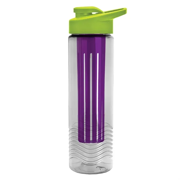 Wave 24 oz. Slim Cylinder Wave Design with Drink thru lid... from ASI 40480 Koozie Group
