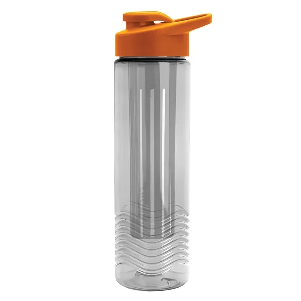 Wave 24 oz. Slim Cylinder Wave Design with Drink thru lid... from ASI 40480 Koozie Group