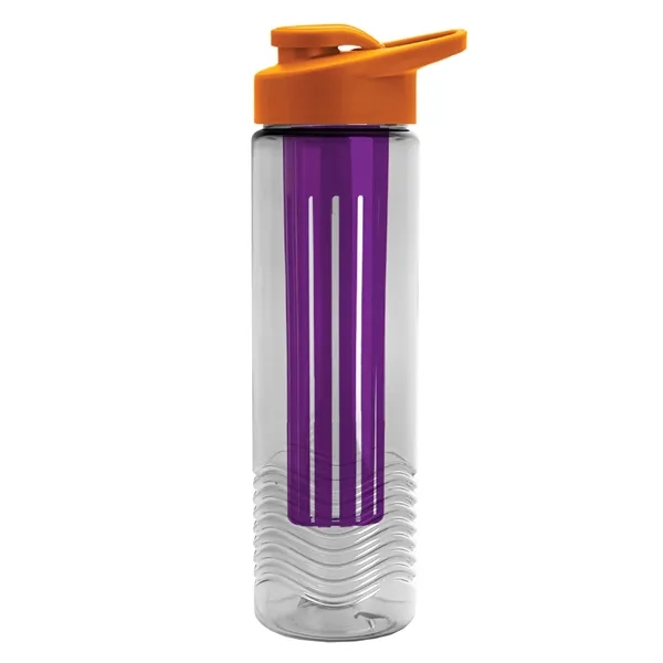 Wave 24 oz. Slim Cylinder Wave Design with Drink thru lid... from ASI 40480 Koozie Group