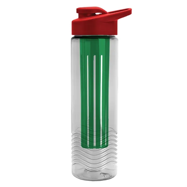 Wave 24 oz. Slim Cylinder Wave Design with Drink thru lid... from ASI 40480 Koozie Group