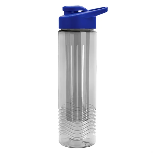 Wave 24 oz. Slim Cylinder Wave Design with Drink thru lid... from ASI 40480 Koozie Group