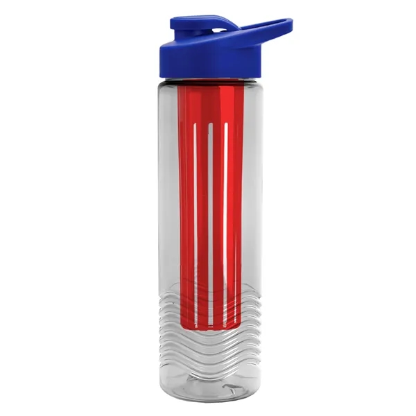 Wave 24 oz. Slim Cylinder Wave Design with Drink thru lid... from ASI 40480 Koozie Group