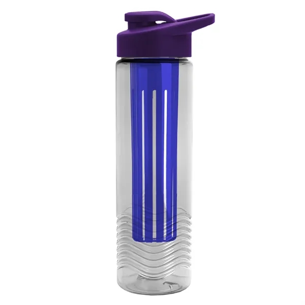 Wave 24 oz. Slim Cylinder Wave Design with Drink thru lid... from ASI 40480 Koozie Group