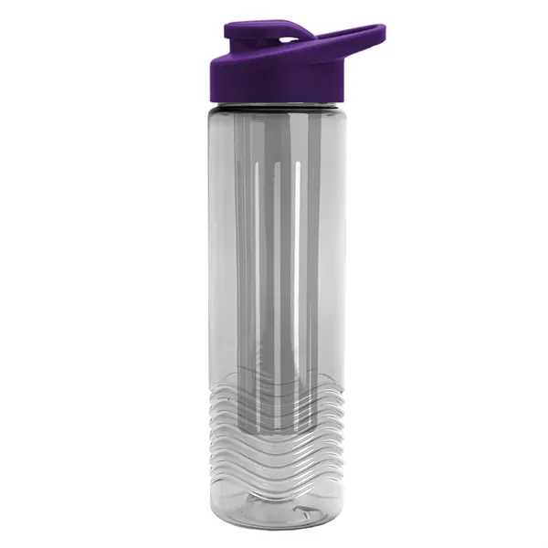 Wave 24 oz. Slim Cylinder Wave Design with Drink thru lid... from ASI 40480 Koozie Group