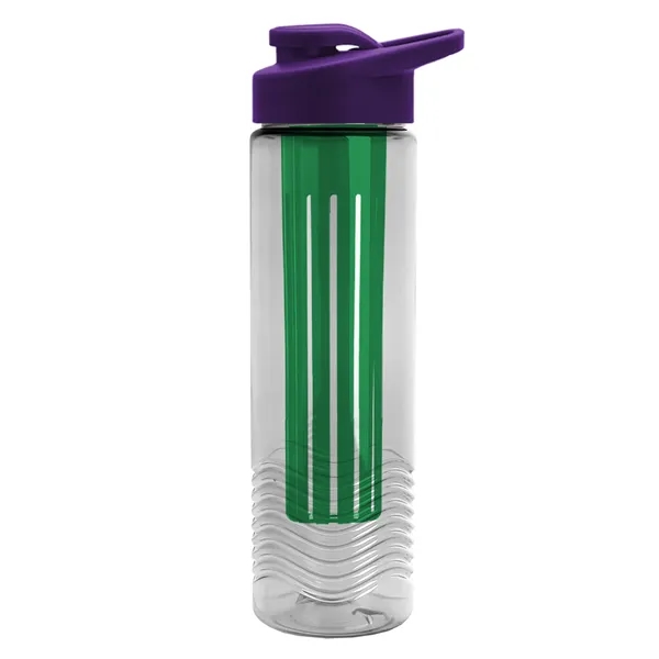 Wave 24 oz. Slim Cylinder Wave Design with Drink thru lid... from ASI 40480 Koozie Group