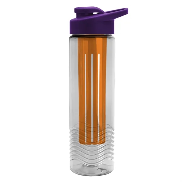 Wave 24 oz. Slim Cylinder Wave Design with Drink thru lid... from ASI 40480 Koozie Group