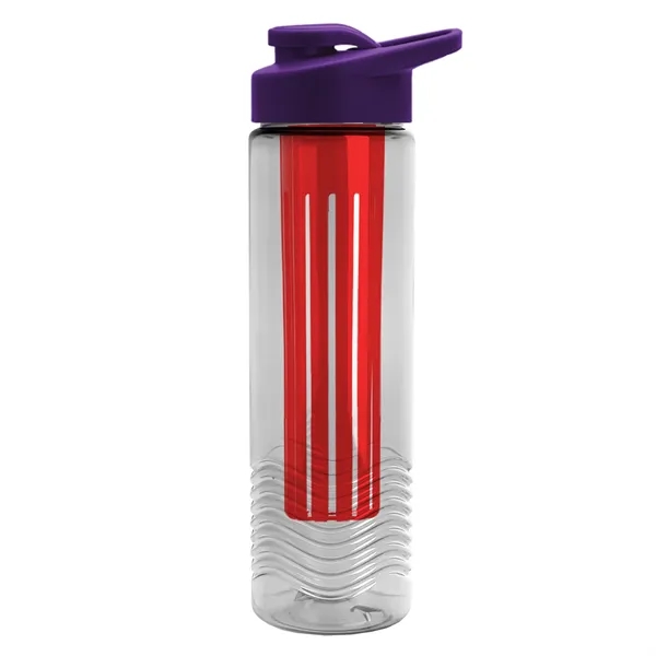 Wave 24 oz. Slim Cylinder Wave Design with Drink thru lid... from ASI 40480 Koozie Group