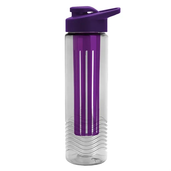 Wave 24 oz. Slim Cylinder Wave Design with Drink thru lid... from ASI 40480 Koozie Group
