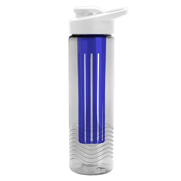 Wave 24 oz. Slim Cylinder Wave Design with Drink thru lid... from ASI 40480 Koozie Group