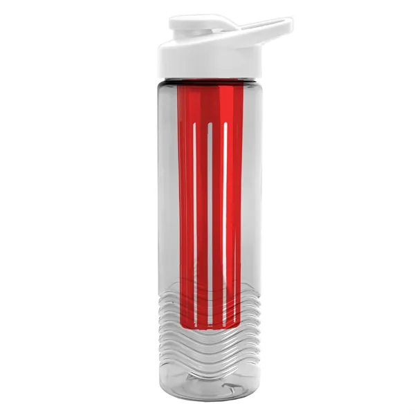 Wave 24 oz. Slim Cylinder Wave Design with Drink thru lid... from ASI 40480 Koozie Group