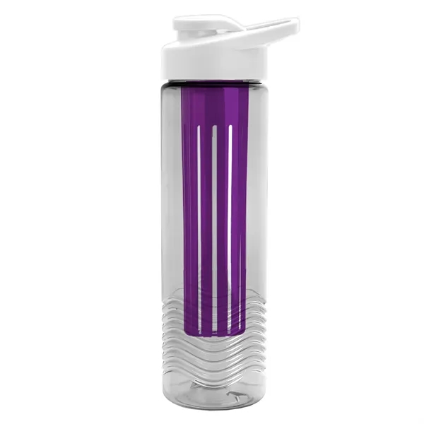 Wave 24 oz. Slim Cylinder Wave Design with Drink thru lid... from ASI 40480 Koozie Group
