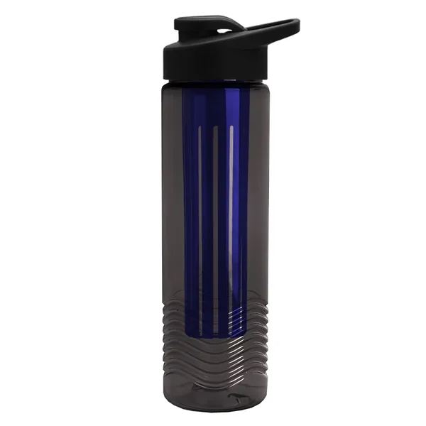 Wave 24 oz. Slim Cylinder Wave Design with Drink thru lid... from ASI 40480 Koozie Group