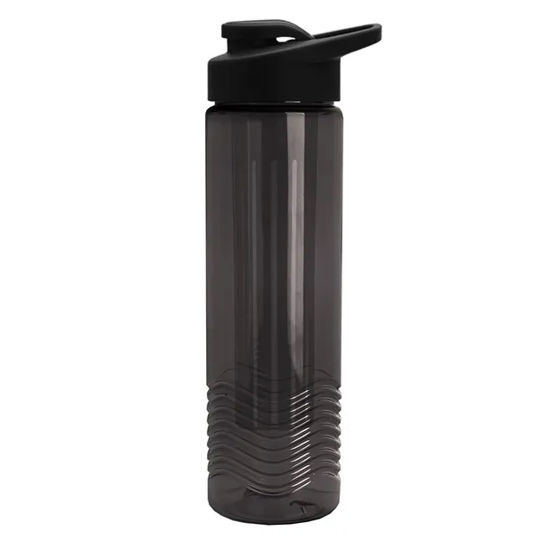 Wave 24 oz. Slim Cylinder Wave Design with Drink thru lid... from ASI 40480 Koozie Group