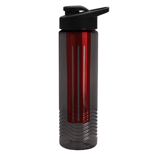 Wave 24 oz. Slim Cylinder Wave Design with Drink thru lid... from ASI 40480 Koozie Group